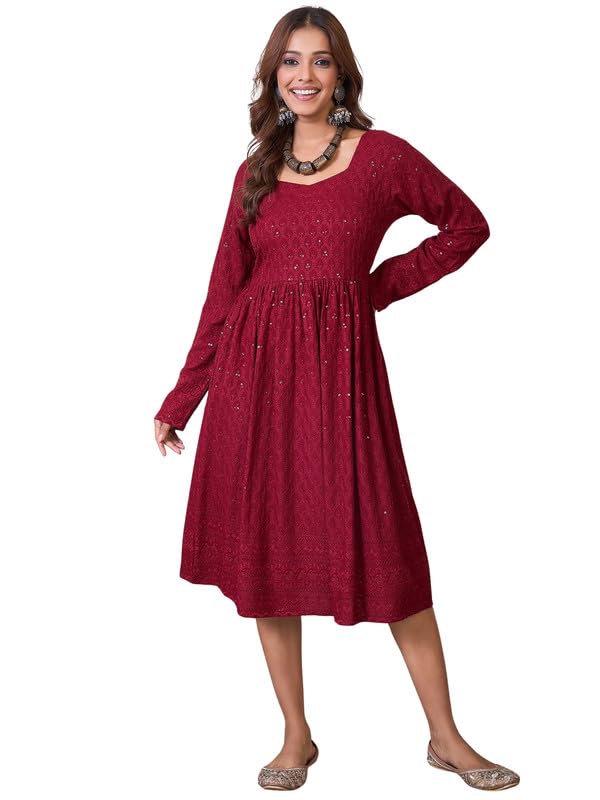 inweave Deep Maroon exudes Sophistication and Grace—Ideal for Traditional Celebrations or Intimate Events.-picture-21