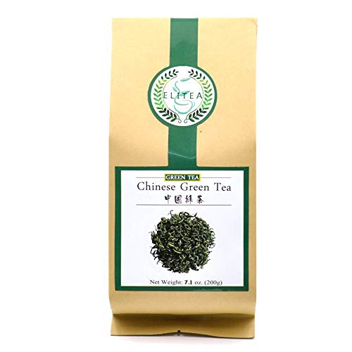 Elitea Quality Daily Green Tea Loose Leaf- 100% Natural Wild Grown China Chinese Restaurant Teas 7.1 Ounce Bag #TOP6