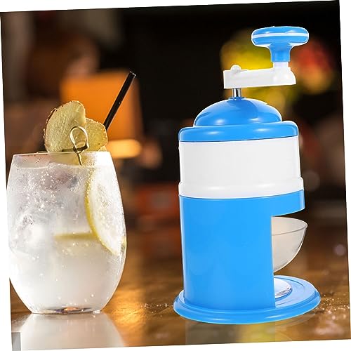 ULTECHNOVO 1pc Shave Ice Machine Portable Ice Shaver Mini Ice Shaved Ice Machine Ice Shaver Machine Ice Crusher Summer Items Household Tools Ice Making Machine for Home Mix Accessories