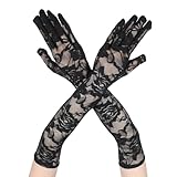 【Matériau de haute qualité】ces gants noirs d'Halloween sont fabriqués en dentelle de haute qualité, douce, respirante et extensible, pour un ajustement confortable. La finition soignée et raffinée de ces élégants gants pour femme leur confère une sensation de luxe. Ils sont également durables, mais évitez les objets tranchants pour éviter tout dommage.