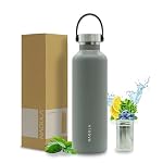 NAQULA – NAQULA® Thermosflasche 750 ml mit Tragegriff und abnehmbarem