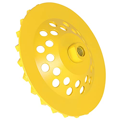 Kimllier KM-1861501-801667-LR Concrete Grinding Wheels 7 Inch 24 Turbo Diamond Segments 5/8 Inch -11 Arbor Diamond Grinding Wheel Fit thumb #3
