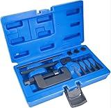 13 Pièces Riveteuse Chaine Tronçonneuse de moto, Derive Kit Outils Chaine Outillage Mecanique Moto, Velo, VTT, Trousse à Outils pour Brise Chaîne avec étui de transport, Outil de Rivetage