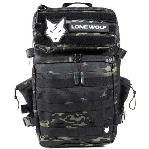 Lone Wolf Fitness Gen 3 45L Sports Backpack - Black Camo