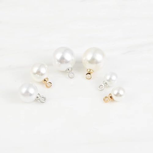 Miniatura 2 de 20 cuentas para hacer joyas, botones redondos para novia, botones de diamantes de imitación de cristal, para ropa, camisas de costura, blazer,