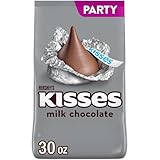 HERSHEY'S KISSES Milk Chocolate Candy Party Pack, 30 oz