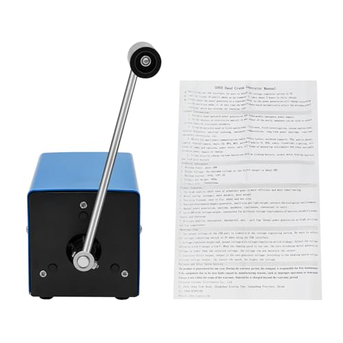 Generador manual de 20 W, cargador portátil con manivela para emergencias, camping y uso fuera de la red eléctrica, con entrega de energía USB PD para teléfono y laptop miniatura 2