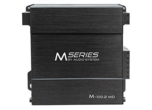  Audio System M-100.2 MD M-Series - Amplificatore digitale MIKRO a 2 canali, 300 Watt RMS
