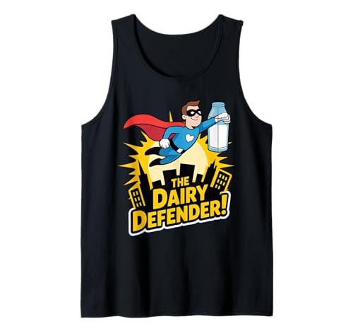 Design de Super-héros Dairy Defender Débardeur