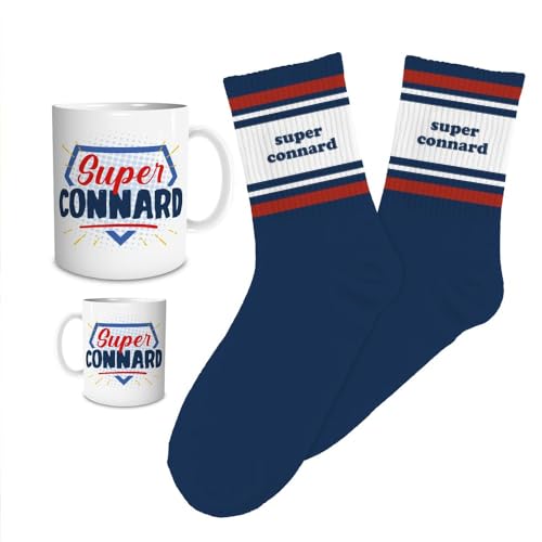 STC Coffret mug chaussettes super connard