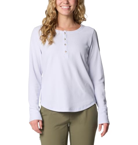 Henley à Manches Longues Femme aux Finitions Soignées et Maille Douce