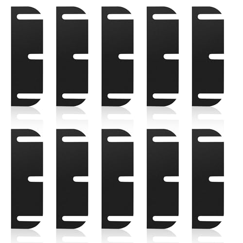 Image of 10 Pack Door Hinge Shims, 4 Inch Lenth 0.040 Inch Thickness Hardware for Door Hinge Repair Kit (3hole)