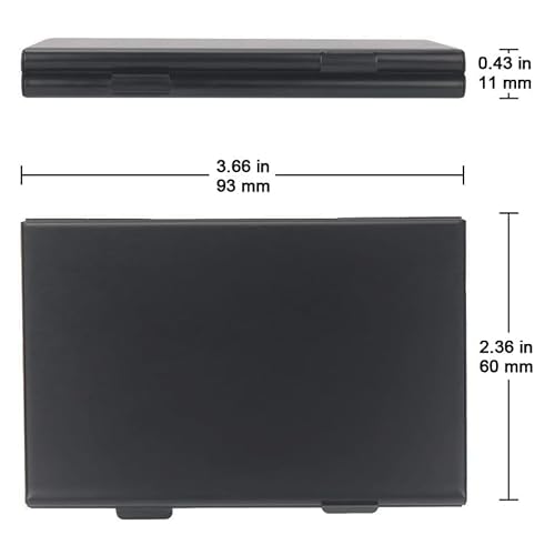 24 pcs Nano SIM Card Holder with Eject Pin,SIM Card Adapters Aluminum Alloy Storage Case (Black)