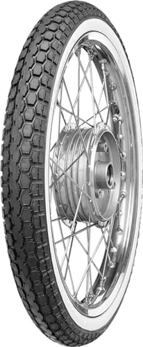 Pneu CONTINENTAL KKS10WW 2 1/4-19 cyclomoteur mobylette 41B TT flanc blanc pas cher