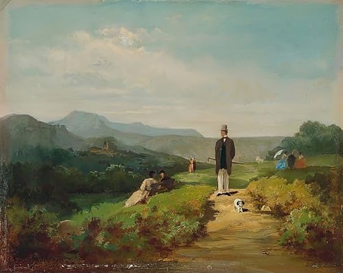 Pinturas Murales Carl Spitzweg Cuadro Salón Grande Cuadrante Pared Vacía 60x90cm