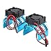 Ventilador De Refrigeración RC, Ventilador De Motor Cepillado 540 Amplia Gama De Aplicaciones Disipación De Calor Coche RC(Azul)