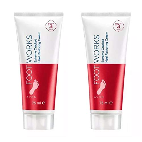 Avon Foot Works Extreme Cracked Heel Cream - 2 x 75 ml