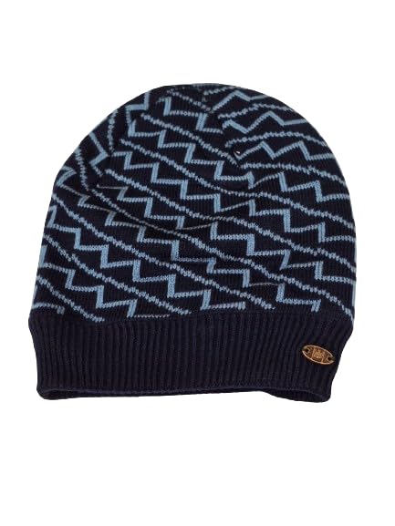 GenericTOPIWALA & Leather King Unisex Beanie Hat Slouchy Warm Knitted Winter Hat Ski Hat Skull Cap Baggy Bobble for Men & Women. Free Size