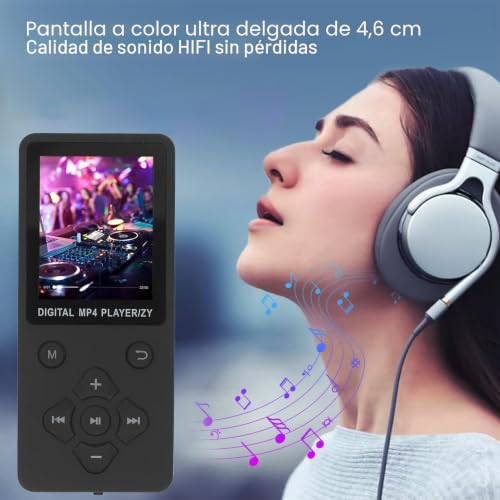 Reproductor MP3 de 32 GB con Bluetooth 5.0 para Escuchar Música sin Gastar Batería móvil 3