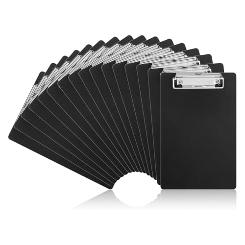 Mini presse-papiers A5 pour listes de courses et mémos de cuisine - Pack de 16