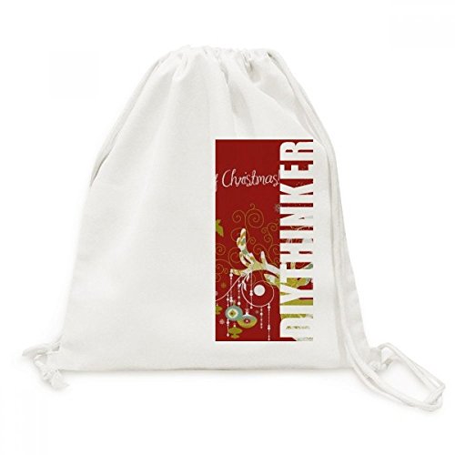 Sac de voyage en toile motif cerf Merry Christmas