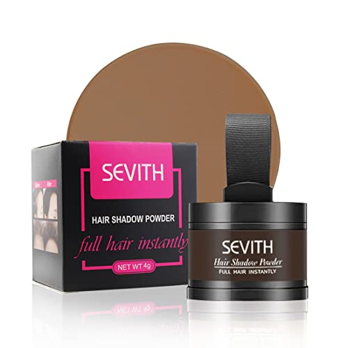 Instantly Hairline Powder Hairline Shadow Gray Hair Coverage Touch Up Hair Powder for Thinning Hair for Women Hair Root Touch Up Hair Root Cover Up Conceals Hair Loss Thin Hair Cover Powder Brown