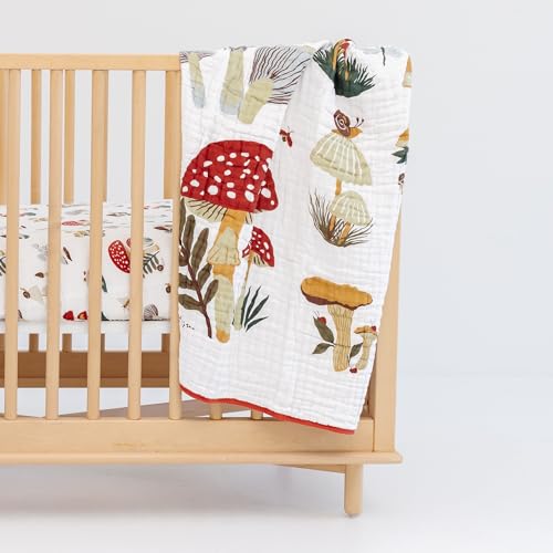 Image of CLEMENTINE KIDS Reversible Quilts (Mushroom)