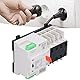 Dual Power Automatischer Transferschalter AC 400V 4P 100A ATS PC Hutschiene Notstrom Netz Umschalter Lastumschalter für Kommunaler Strom, Generator