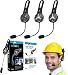 Produktbild BuddyChat Trio - 3X Bluetooth® Headset-Module für bis zu 3 Personen Gegensprechanlage (Intercom, Freisprechanlage) mit Reichweite bis 1km