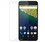  Tumundosmartphone 3X Pellicola Display Opaca Anti Impronte (Anti-Glare) per Google Huawei Nexus 6P Transparent