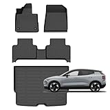 for Volvo EX30 Floor Mats 2025, All Weather Car Mats Cargo Liner Accessories