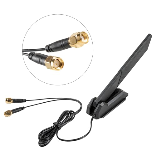 Supaerial Tri-Band 2.4GHz 5.8GHz 6GHz WiFi 6E Magnetic Base Antenna for ASUS ROG Strix Gaming Motherboard and Router - Image 7