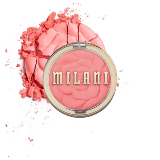 Milani Rose Powder Blush - Coral Cove (0.6 Ounce) Cruelty-Free Blush - Shape, Contour & Highlight Face with Matte or Shimmery Color