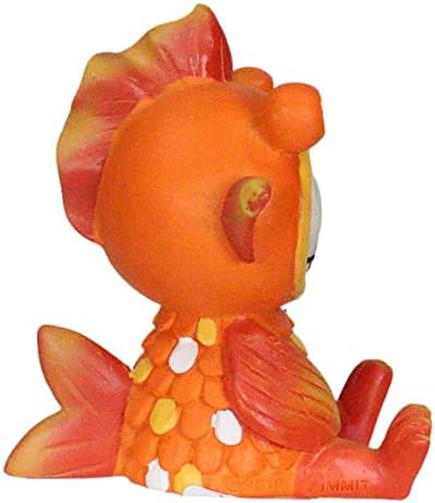 Miniatura 7 de Ebros Gift Acuario pez dorado de ojos grandes huesos peludos con colorido castillo de Atlantis bajo el agua, figura de castillo de 3 pulgadas de