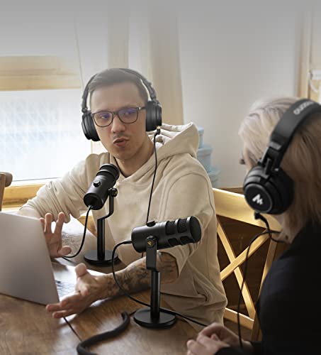 Maono AU-D100U Usb Dynamic Microphone, Podcast Recording Microphone With Gain Knob, Plug & Play thumb #2