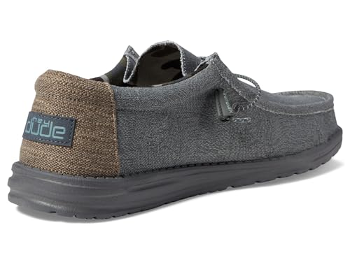 Image of Hey Dude Men's Wally Baja Beachcomber Size 12 | Men's Shoes | Men's /Women's Lace Up Loafers | Comfortable & Light-Weight