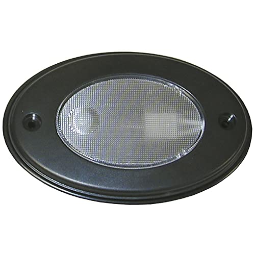 Lámpara LED de cortesía ovalada T-H Marine negra miniatura 1