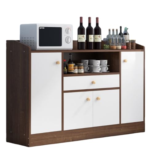 LPYROSE �H��I �L�b�`���J�E���^�[ ���[�^�C�v �����W��t�� ��e�ʎ��[ 4�h�A1�����o�� �R���p�N�g �X�����݌v �L�b�`���{�[�h �z���C�g/�i�`������/�_�[�N�u���E��/�u���[ 110cm (�E�H�[���i�b�g�� 110cm)