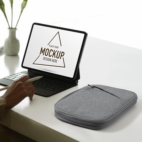 Image of MoKo 7-8 Inch Tablet Sleeve Carrying Case Padded Protective Bag with Handle