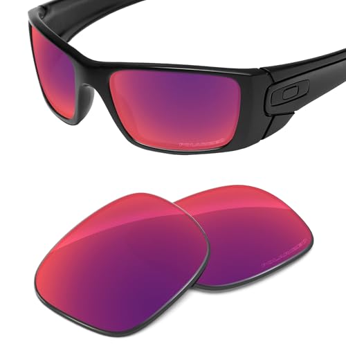 Image of Performance Replacement Lenses Compatible with Oakley Fuel Cell OO9096 Polarized, UV Protection, Anti-Scratch