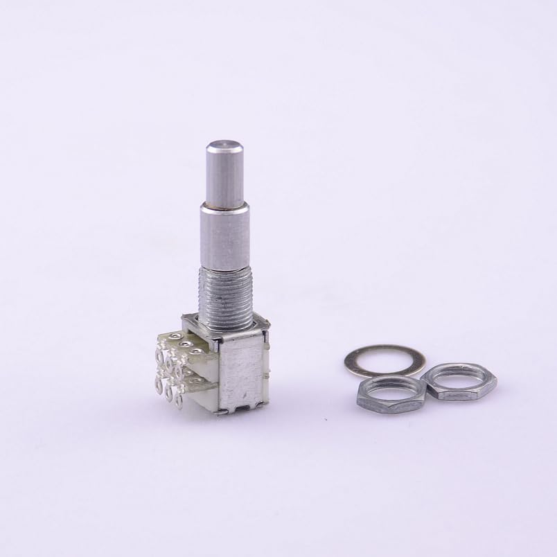 Double potentiomètre concentrique empilé guitare basse B100K bouton double axe - 2
