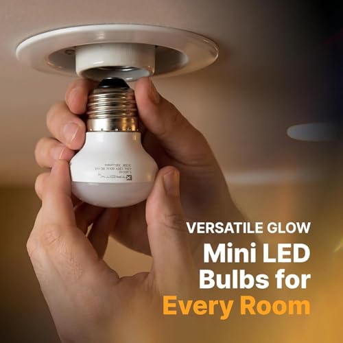 Xtricity R14 Dimmable LED Light Bulbs, E26 Base, 4.5W (40 Watt Equivalent), 3000k Soft White, 300 Lumens – Curio Cabinet Lighting, China Cabinet Lights - Mini Light Bulbs, RoHS Compliant (3 Pack)