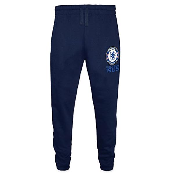 Chelsea FC - Pantalón de Fitness para Hombre - Forro Polar - Producto Oficial