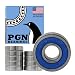 PGN 6000-2RS Sealed Ball Bearing - 10x26x8 - Lubricated - Chrome Steel (10 PCS)