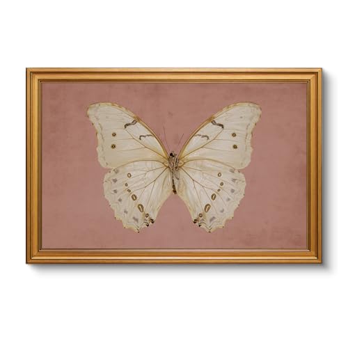 InSimSea Gold Framed Canvas Prints Wall Art, Vintage Bathroom Decor,