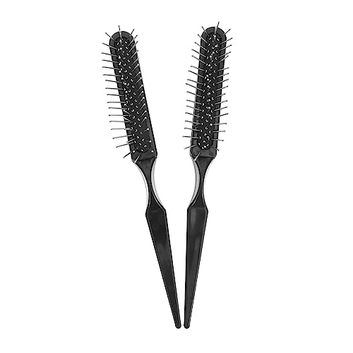 EPIGEIST Spazzola per Cotonare in Acciaio 2 Pezzi Spazzola Districante per Pettine a Topo per Accessori per Parrucchieri e Styling