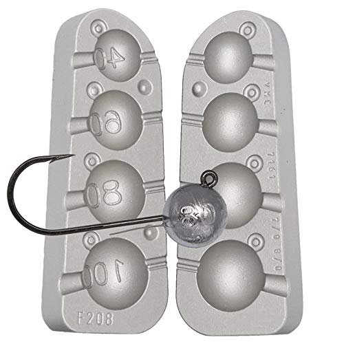 Stampo da pesca rotondo JigHead