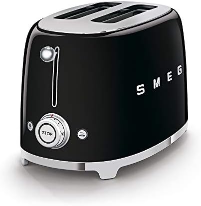 Smeg TSF01PBUK 2 Slice Toaster, Extra Wide Slots, 3 pre set options, Pastel Blue