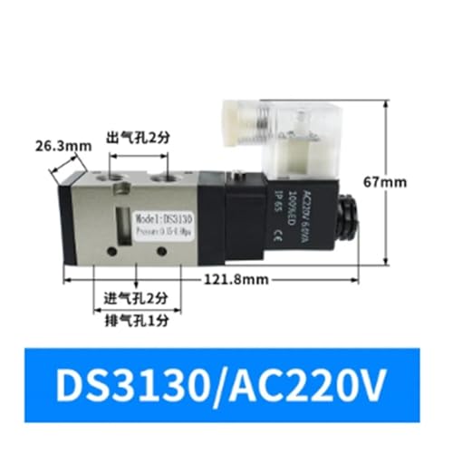 Électrovanne à cinq voies DS5220 pour distributeur pneumatique et vérin double effet - 3