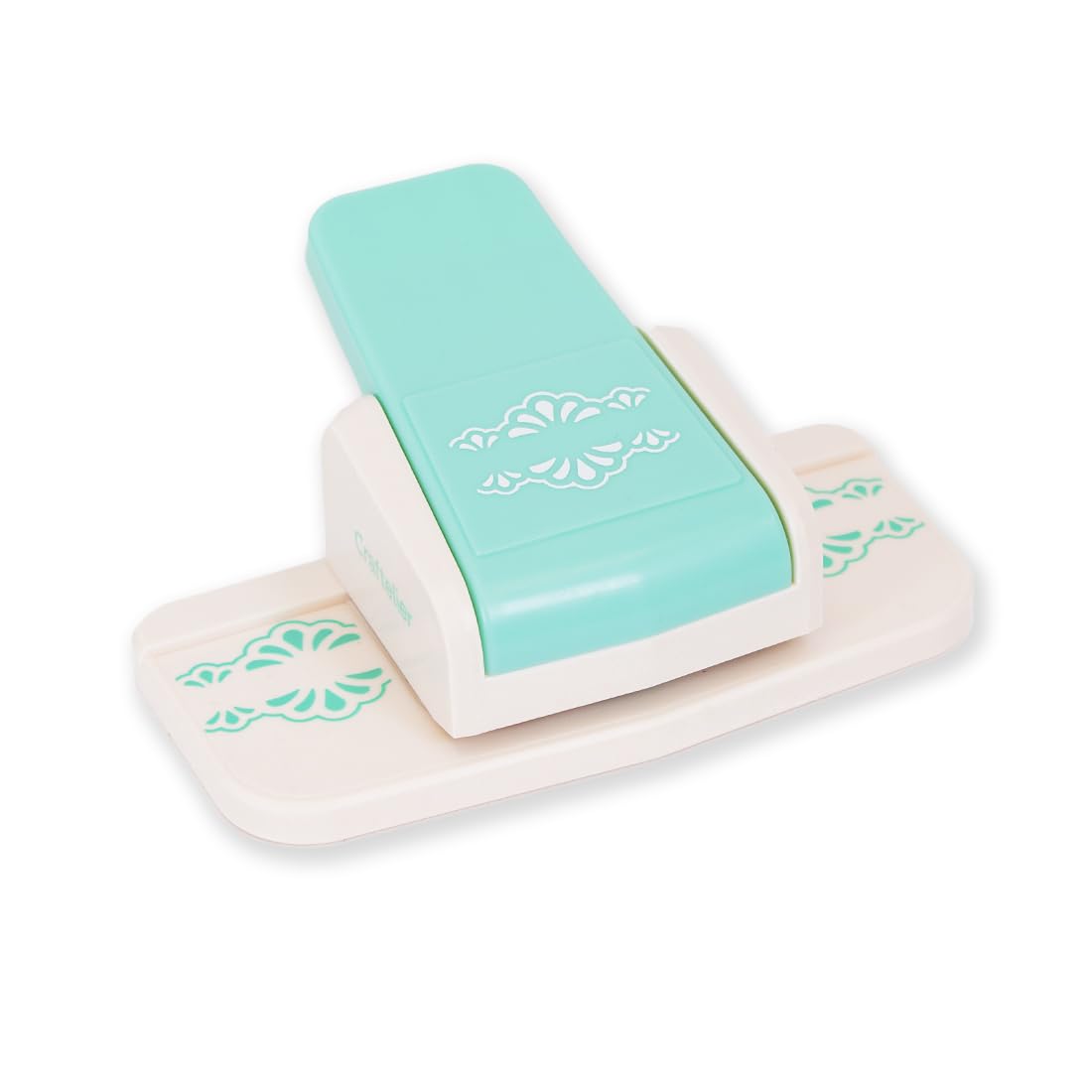 Craftelier - Lever Punch Press for Making Double Loop Edges on Paper and Cardboard Special for Scrapbooking and Crafting